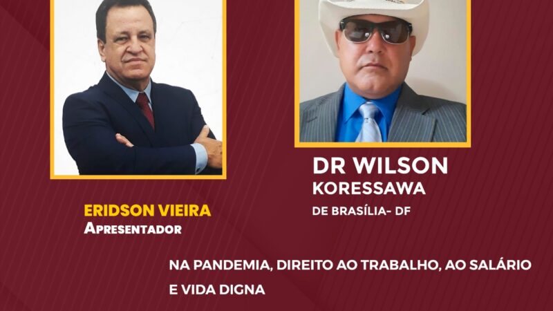 PROGRAMA VISÃO CRITICA ENTREVISTA Dr. Wilson Koressawa, de Brasília- DF 07-12-2020